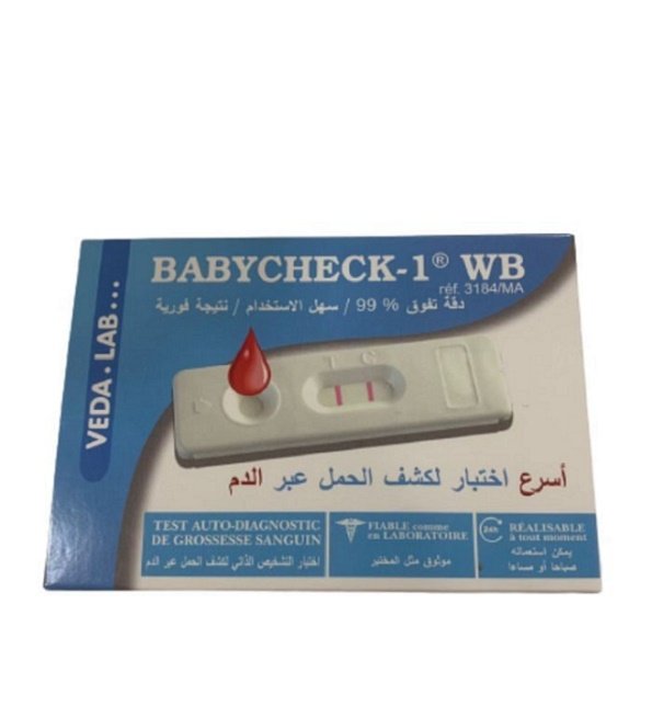 Babycheck-1-test-de-grossesse-sanguin-Auto-diagnostic-1