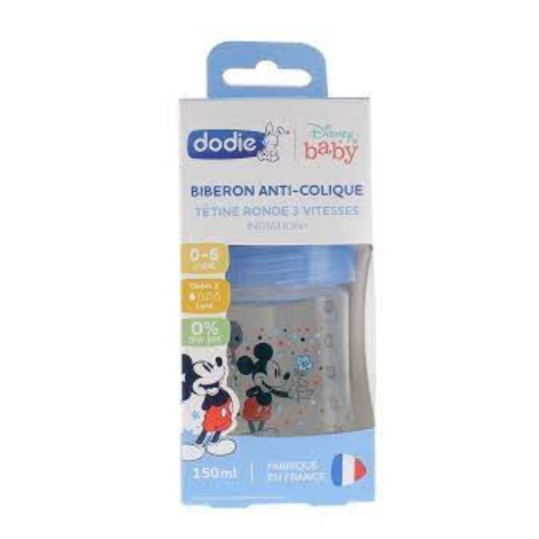 Dodie-bib-anti-colique-Mickey-bleu-0-6m-150ml-1