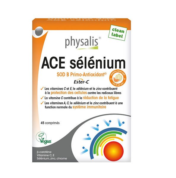 Physalis ACE Selenium 45 Comprimès