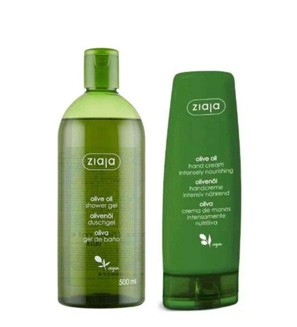 ziaja-pack-gel-douche-huile-d-olive-creme-mains-pack-parapharmacie-maroc-1