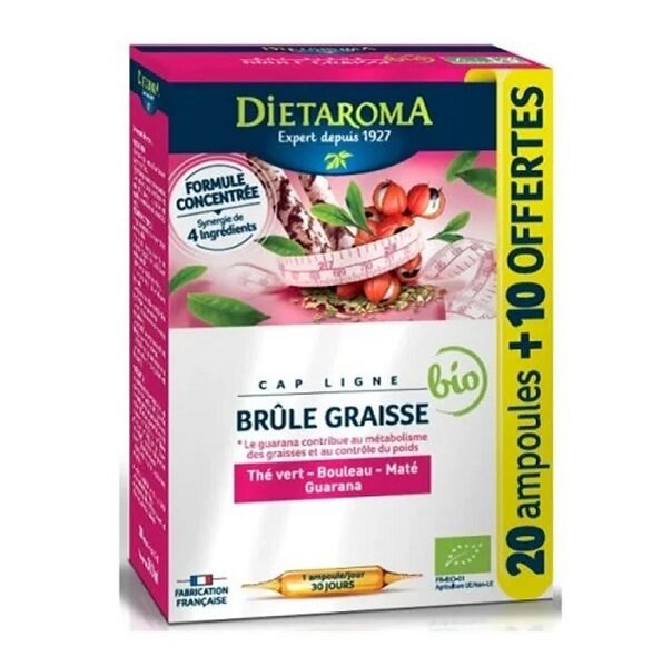 Dietaroma Brule Graisse 30 Ampoule*10ml