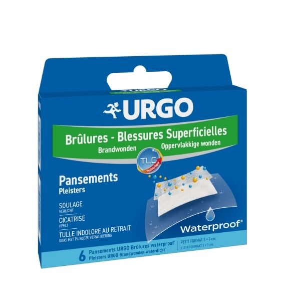 Urgo Brulures Pansement Waterproof 6 Pieces