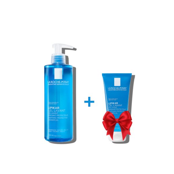 La Roche-Posay Lipikar Gel Lavant Peau Sèche | 400ml = Gel Lavant 100ml Offert