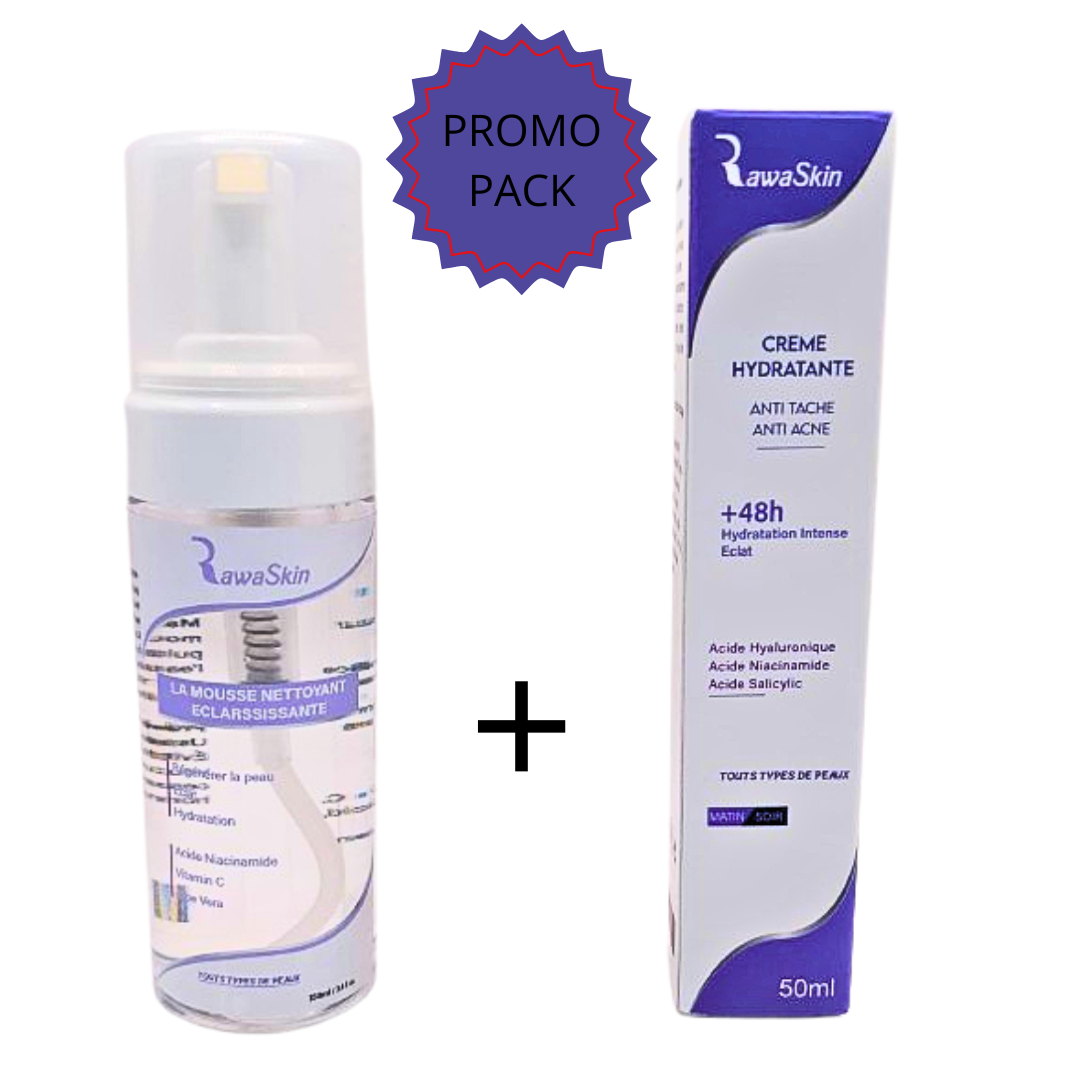 RawaSkin-Pack-Creme-Hydratante-50mlMousse-Nettoyant-150ml-1