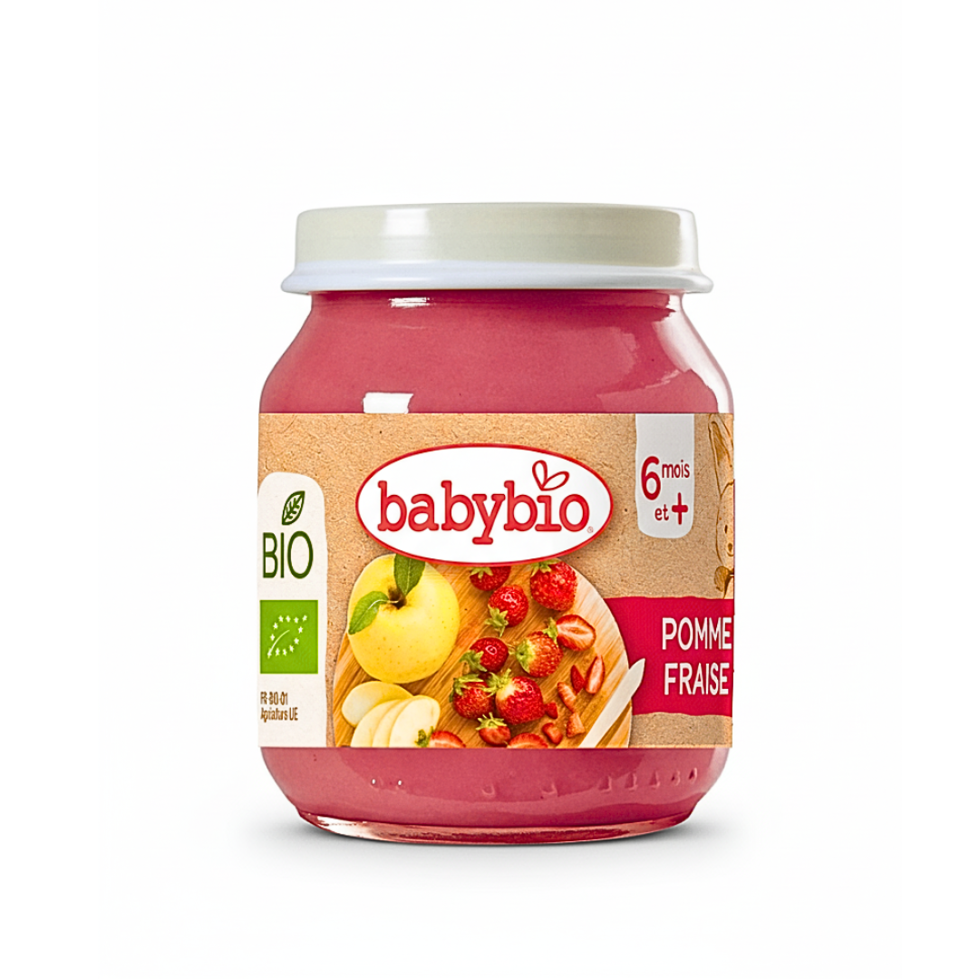 Babybio-Petit-Pot-Pomme-Fraise-130g-1