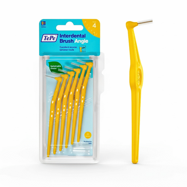Tepe Interdental Brush Dents Angle Jaune 0.7mm Taille 4 -6Piececs
