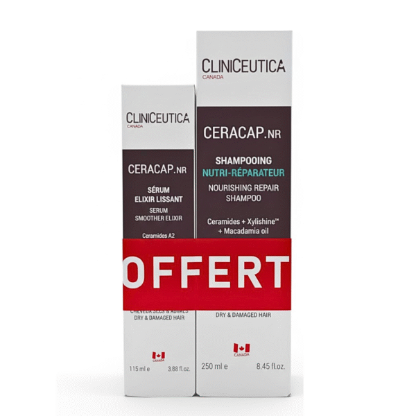 Cliniceutica Ceracap Shampoing Nutri-Reparateur+Serum Elixir Pack