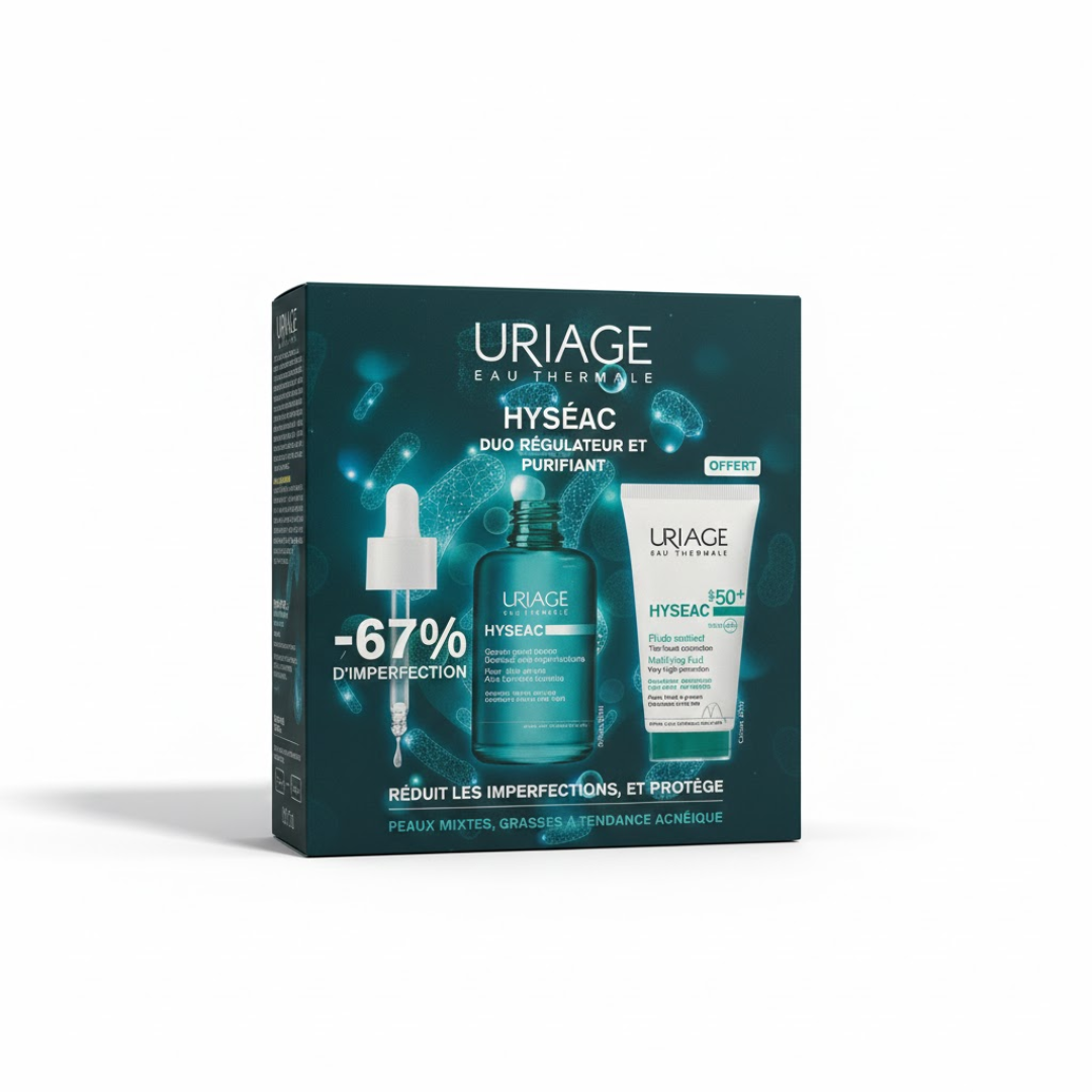 Uriage-Hyseac-Serum-Booster-30mlHyseac-spf50-50ml-pack-1