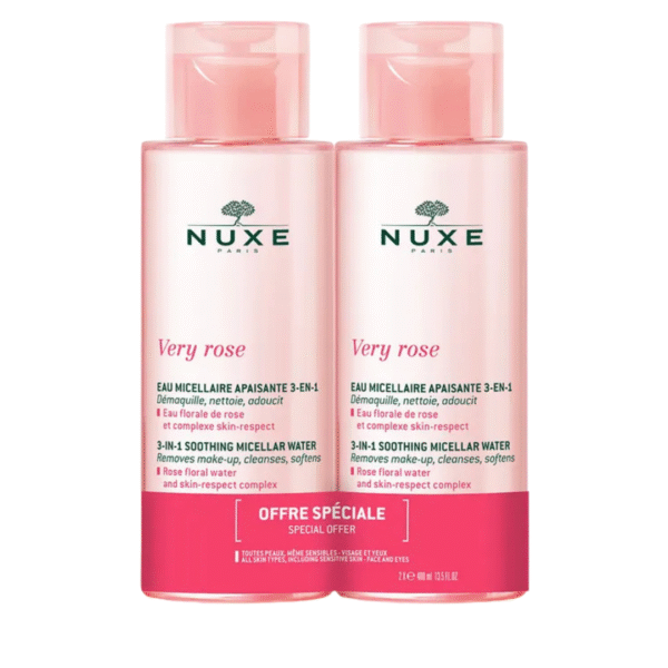Nuxe Very Rose eau micellaire Pack X 2 400ml