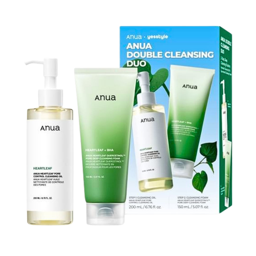 Anua-Double-Cleansing-Duo-Mousse-200mlHuile-Nettoyant-150ml-Pack