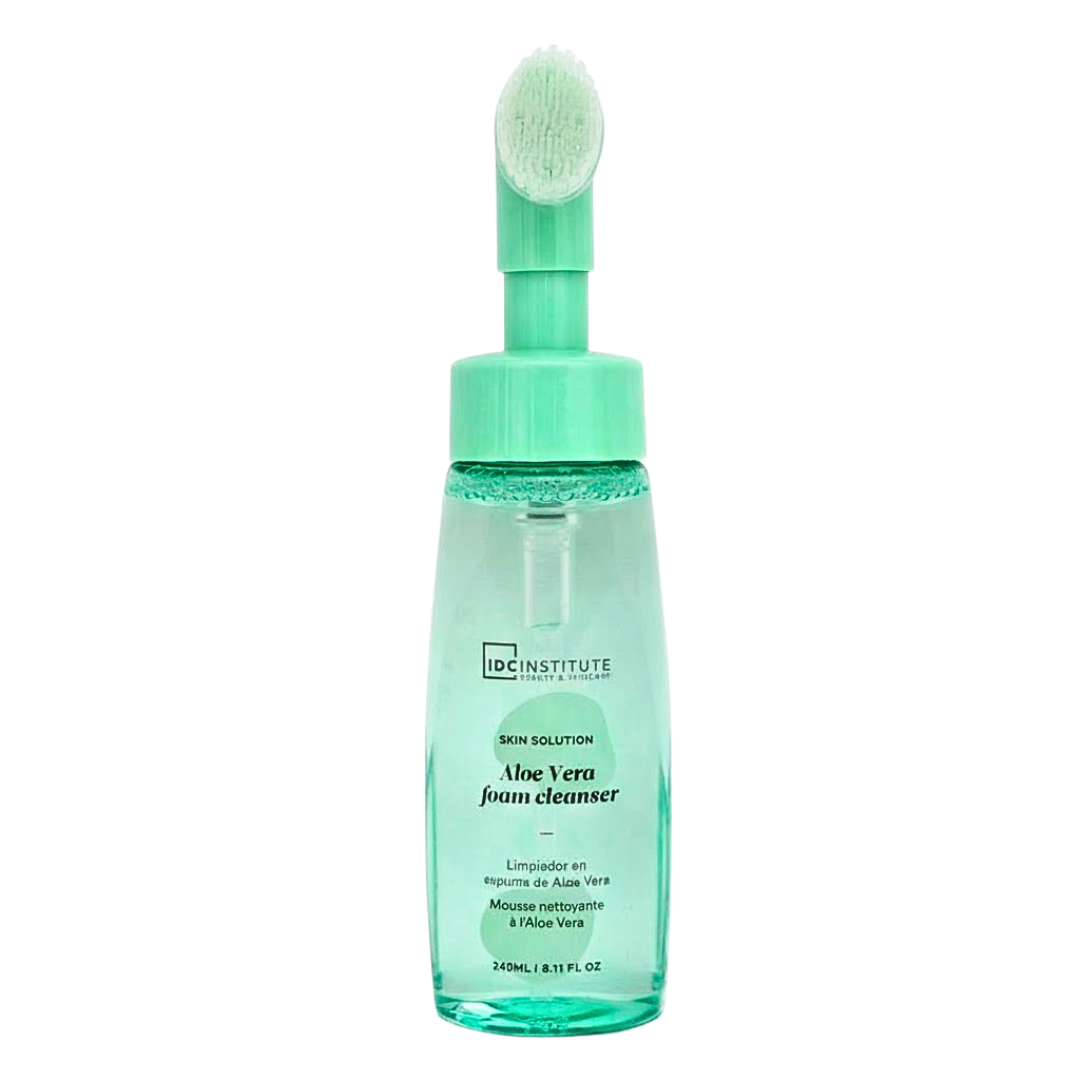 IDC-Institute-Mousse-Nettoyante-Avec-Exfobrush-Aloe-Vera