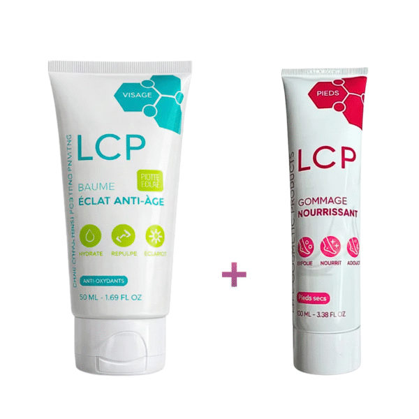LCP Baume Anti-age 75ml+Lcp Gommage Nourissant 100ml Coffret