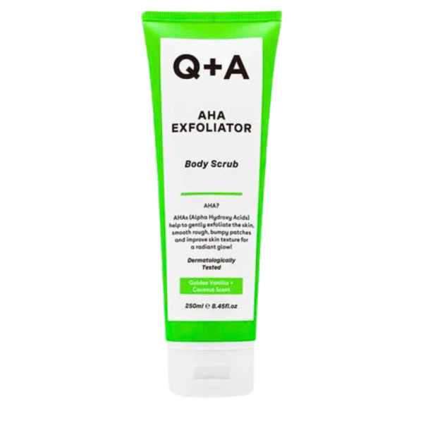 Q+A AHA Exfoliator Body Scrub 250ml