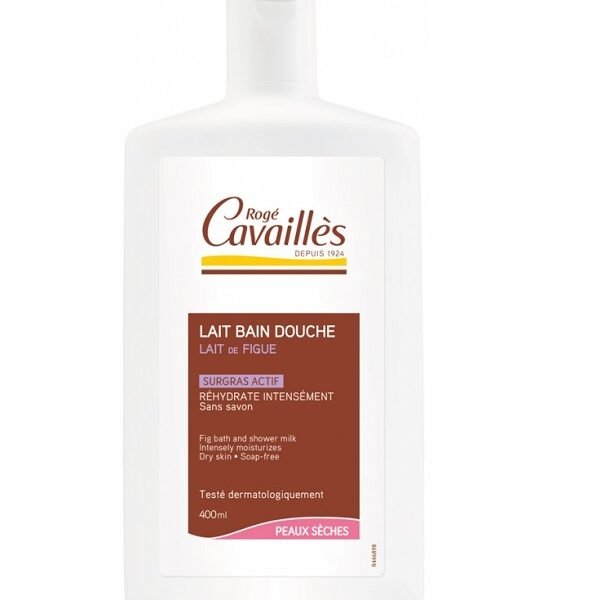 Rogé Cavaillès Lait Bain et Douche Hydratant Figue 400 ml