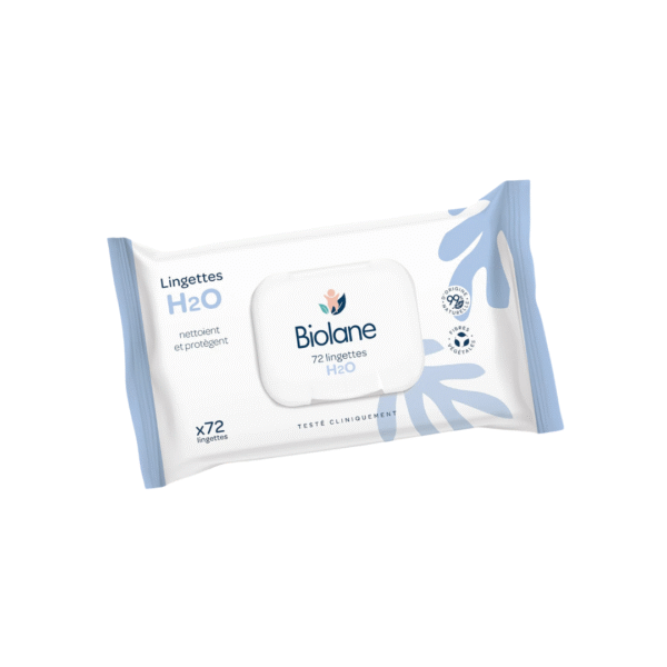 BIOLANE Lingettes Pure H2O 72 Pieces