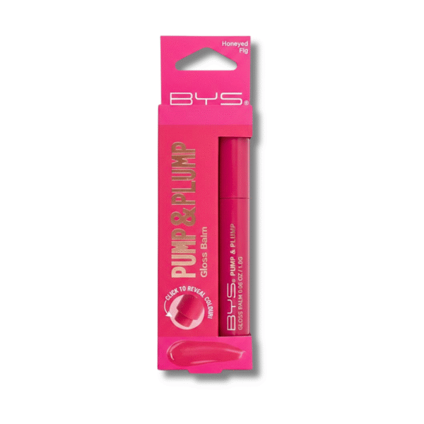 BYS Pump And Plump Gloss Balm Honeyed Fig In Hangsell Box