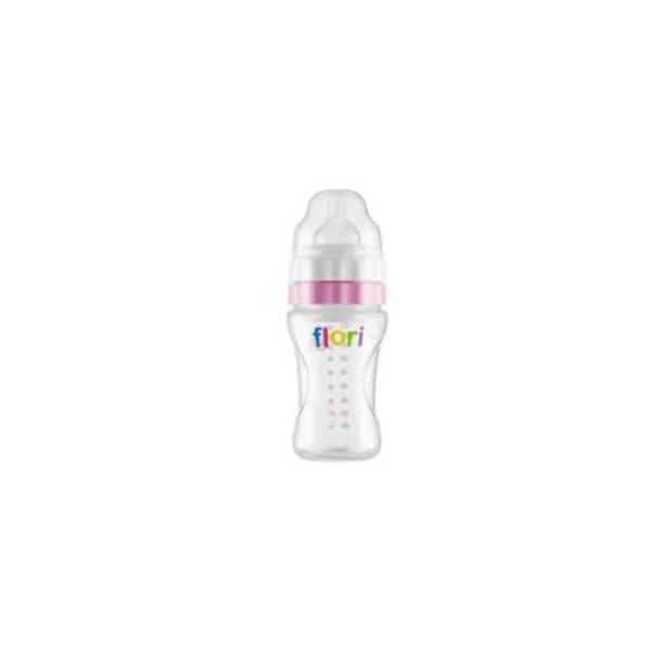 Flori Mix Biberon 300ml Rose