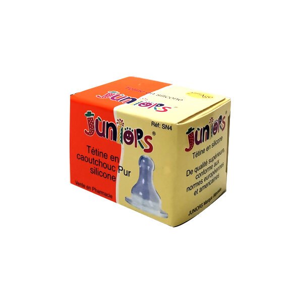 Juniors tetine simple en silicone 1age