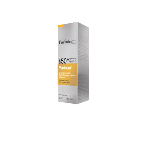Puriaderm Purisun crème solaire invisible SPF 50+